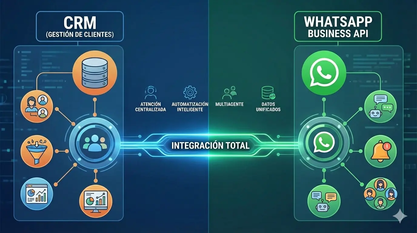 Integración de CRM con WhatsApp Business API